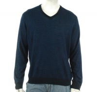 Club Room Striped V-Neck Sweater Club Room Striped V-Neck Sweater