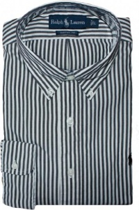 Polo Ralph Lauren Custom-Fit Vintage Striped Button Down Polo Ralph Lauren Custom-Fit Vintage Striped Button Down