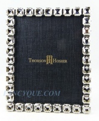 Thorson Hosier Gramercy Silver 8 X 10 Frame Swarovski Crystals Made in Usa Box Thorson Hosier Gramercy Silver 8 X 10 Frame Swarovski Crystals Made in Usa Box