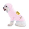 VOLUNTEER LADY CHASER PATROL Hooded (Hoody) T-Shirt with pocket for your Dog or Cat Medium Lt Pink