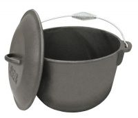 Bayou Classic 7406, 6-Qt. Cast Iron Soup Pot with Cast Iron Lid Bayou Classic 7406, 6-Qt. Cast Iron Soup Pot with Cast Iron Lid