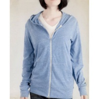 Alternative Men's Zip Hoodie Shirt, Royal, Small Alternative Men's Zip Hoodie Shirt, Royal, Small