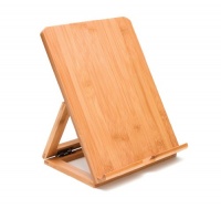 Lipper International Bamboo Adjustable Ipad Stand, Brown Lipper International Bamboo Adjustable Ipad Stand, Brown