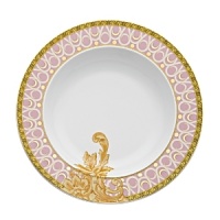 From the House of Versace comes the exquisite Byzantine Dreams collection, uniquely expressive and full of character. Impressive in fresh colors and broken up by skillfully placed gold accents and large arabesques, this luxe series is inspired by tradition and reinterpreted in Versace style. From the House of Versace comes the exquisite Byzantine Dreams collection, uniquely expressive and full of character. Impressive in fresh colors and broken up by skillfully placed gold accents and large arabesques, this luxe series is inspired by tradition and reinterpreted in Versace style.