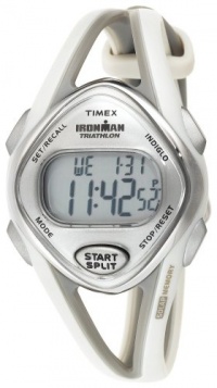 Timex Women's T5K026 Ironman Sleek 50-Lap Light Gray Resin Strap Watch Timex Women's T5K026 Ironman Sleek 50-Lap Light Gray Resin Strap Watch