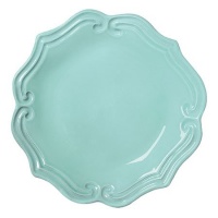 Vietri Incanto Aqua Baroque Salad Plate 9 in D (Set of 2) Vietri Incanto Aqua Baroque Salad Plate 9 in D (Set of 2)