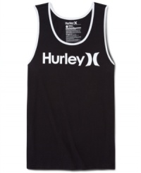 When you're ready to show off the shoulders you've been workin' all summer: Hurley's deep armhole tank top. When you're ready to show off the shoulders you've been workin' all summer: Hurley's deep armhole tank top.