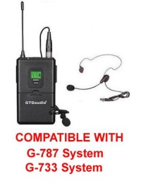 GTD Audio Body Pack Transmitter Compatible With G-787 , G-733 Receiver Series GTD Audio Body Pack Transmitter Compatible With G-787 , G-733 Receiver Series