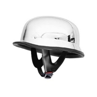 German Helmets - DOT German Motorcycle Helmet 115 Chrome German Helmets - DOT German Motorcycle Helmet 115 Chrome