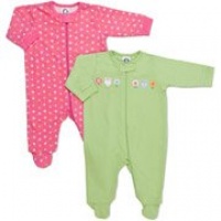 Gerber Zip Front Sleep N Play Girls Design 2 Pack Gerber Zip Front Sleep N Play Girls Design 2 Pack