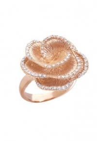 Effy Jewlery Jardin Pave Rose Diamond Ring, .35 TCW Ring size 7 Effy Jewlery Jardin Pave Rose Diamond Ring, .35 TCW Ring size 7