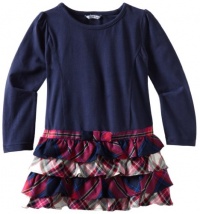 Hartstrings Girls 2-6x Toddler Jersey and Plaid Dress, Peacoat Navy, 4T Hartstrings Girls 2-6x Toddler Jersey and Plaid Dress, Peacoat Navy, 4T