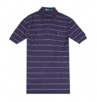 Polo by Ralph Lauren Estate Mesh Classic Fit Striped Logo T-shirt Polo by Ralph Lauren Estate Mesh Classic Fit Striped Logo T-shirt