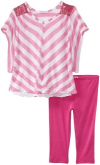 Little Ella Baby-girls Infant Bellah Stripe Tunic Legging Set, Flirt, 6-12 Months Little Ella Baby-girls Infant Bellah Stripe Tunic Legging Set, Flirt, 6-12 Months