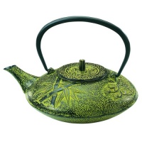 Old Dutch 38-Ounce Cast-Iron Nobility Teapot, Moss Green Old Dutch 38-Ounce Cast-Iron Nobility Teapot, Moss Green