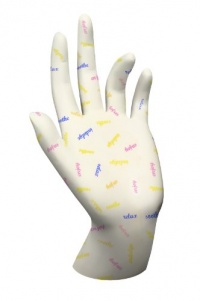 Malcolm's Miracle WORDS Moisture Jamzz Moisturizing Gloves - Made in the USA with Biodegradable Packaging!