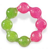 Munchkin Fun Ice Soothing Ring Teether, Colors May Vary