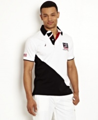 Get patriotic with this USA polo shirt from Nautica. Get patriotic with this USA polo shirt from Nautica.