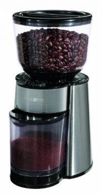 Mr. Coffee BVMC-BMH23 Automatic Burr Mill Grinder, Black/Silver