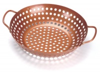 Outset QN70 Round Copper Nonstick Grill Wok Outset QN70 Round Copper Nonstick Grill Wok