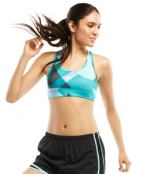 Nike's sports bra is a stylish basic for all sorts of activities! The Dri-FIT technology wicks moisture away so you keep cool and comfortable during your workout. Nike's sports bra is a stylish basic for all sorts of activities! The Dri-FIT technology wicks moisture away so you keep cool and comfortable during your workout.