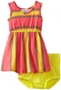 Splendid Littles Baby-Girls Newborn Santorini Stripe Dress and Bloomer, Smoothie, 3-6 Months Splendid Littles Baby-Girls Newborn Santorini Stripe Dress and Bloomer, Smoothie, 3-6 Months