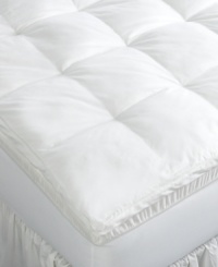 Sink into softness. Featuring 2 of soft, supportive and cool-to-the-touch Avena foam and 2 of plush polyester fiberfill, this Martha Stewart Collection mattress topper tops off your bed with comfort and loft. Removable cotton cover. Sink into softness. Featuring 2 of soft, supportive and cool-to-the-touch Avena foam and 2 of plush polyester fiberfill, this Martha Stewart Collection mattress topper tops off your bed with comfort and loft. Removable cotton cover.