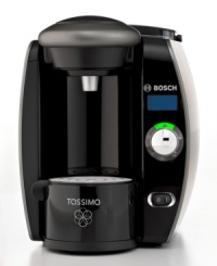 The power of your touch-it just takes the press of a button & this brewer gets going, churning out a piping hot, made-to-taste cup of your favorite blend. Using the savvy Tassimo barcode system, this single server prepares each beverage with the exact pressure, tailors the temp, preps the water and sets the time. Instant heatup, low energy consumption, automatic cleaning and other fantastic features make this your good morning go-to. Model T65. The power of your touch-it just takes the press of a button & this brewer gets going, churning out a piping hot, made-to-taste cup of your favorite blend. Using the savvy Tassimo barcode system, this single server prepares each beverage with the exact pressure, tailors the temp, preps the water and sets the time. Instant heatup, low energy consumption, automatic cleaning and other fantastic features make this your good morning go-to. Model T65.
