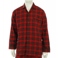 Nautica Men's Sleepwear Theo Plaid Flannel Long Sleeve Camp Shirt Nautica Men's Sleepwear Theo Plaid Flannel Long Sleeve Camp Shirt