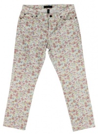 Lauren Jeans Co. Women's Floral Print Modern Straight Ankle Jeans Lauren Jeans Co. Women's Floral Print Modern Straight Ankle Jeans