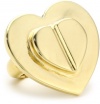 Betsey Johnson Status Gold Heart Ring