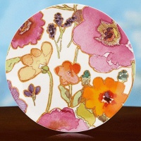 Lenox Floral Fusion Coupe Accent Plate Lenox Floral Fusion Coupe Accent Plate