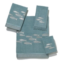 Avanti Nantucket 4-Piece Towel Set, Mineral Avanti Nantucket 4-Piece Towel Set, Mineral