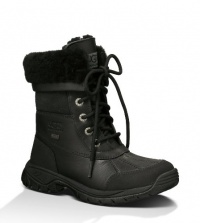 UGG Australia Kid's Butte Boots Black Size 6 UGG Australia Kid's Butte Boots Black Size 6