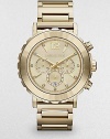 Michael Kors Watch, Women's Chronograph Lille Gold-Tone Stainless Steel Bracelet MK5789