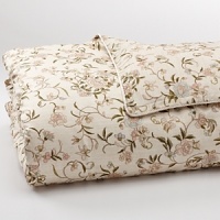 A beautiful array of dusty floral sprigs provides a blooming backdrop for Ralph Lauren's Romantic Traveler collection. The comforter features bar tack stitching and twisted cording around the perimeter. A beautiful array of dusty floral sprigs provides a blooming backdrop for Ralph Lauren's Romantic Traveler collection. The comforter features bar tack stitching and twisted cording around the perimeter.