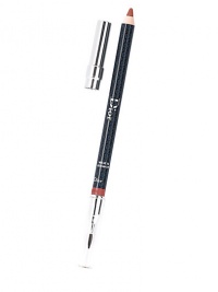 A soft, creamy formula that lines and defines lips precisely, easily. Long-wearing and smudge-resistant. Comes with sharpener. A soft, creamy formula that lines and defines lips precisely, easily. Long-wearing and smudge-resistant. Comes with sharpener.