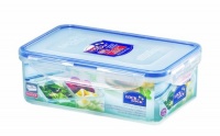 Lock & Lock Rectangular Food Container with Divider, Short, 4.1-Cup, 34-Fluid Ounces Lock & Lock Rectangular Food Container with Divider, Short, 4.1-Cup, 34-Fluid Ounces