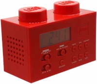 LEGO Alarm Clock Radio - Red LEGO Alarm Clock Radio - Red