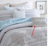 Steve Madden Laurel Zig Zag 12 x 16 Decorative Pillow Aqua / Sky