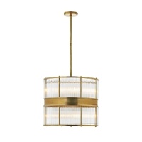 Contemporary light for modern life, this elegant double-tiered Ralph Lauren pendant lamp infuses spaces with rich luminosity. Contemporary light for modern life, this elegant double-tiered Ralph Lauren pendant lamp infuses spaces with rich luminosity.