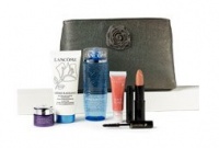 Lancôme Silver Cosmetics Case Filled with Deluxe Samples Lancôme Silver Cosmetics Case Filled with Deluxe Samples