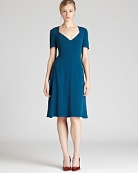 Channel your inner starlet with this vintage-inspired dress. An ideal choice for day-to-night trans-seasonal style, pair it with bold jewelry and a statement shoe for the evening, or with a skinny belt and ankle boots for work. Channel your inner starlet with this vintage-inspired dress. An ideal choice for day-to-night trans-seasonal style, pair it with bold jewelry and a statement shoe for the evening, or with a skinny belt and ankle boots for work.
