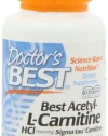Doctor's Best Best Acetyl L-carnitine Featuring Sigma Tau Carnitine (588 Mg), Capsules, 60-Count