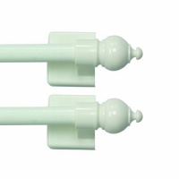 Kenney Sidelight Magnetic Window Curtain Rod, 8.75 to 15.75-Inch, White Kenney Sidelight Magnetic Window Curtain Rod, 8.75 to 15.75-Inch, White