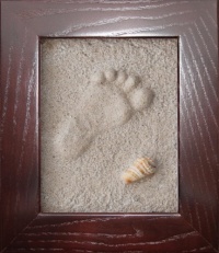 Pressions Handprint and Footprint Kit, Mahogany Pressions Handprint and Footprint Kit, Mahogany