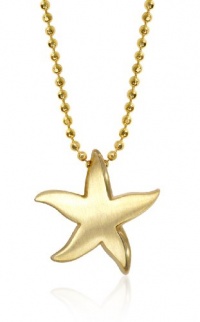 Alex Woo Little Seasons 14kt Yellow Gold Starfish Pendant Necklace Alex Woo Little Seasons 14kt Yellow Gold Starfish Pendant Necklace