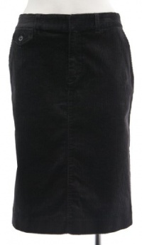 Ralph Lauren Black Corduroy 4 Pocket Skirt 16 Ralph Lauren Black Corduroy 4 Pocket Skirt 16