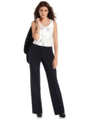 A classic cut that belongs in every work wardrobe, Anne Klein's pants are the essence of office chic. A classic cut that belongs in every work wardrobe, Anne Klein's pants are the essence of office chic.