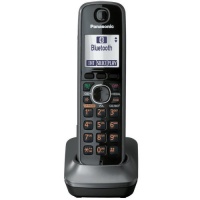 Panasonic KX-TGA660M Extra Handset for 764XX Series Cordless Phones, Metallic Gray Panasonic KX-TGA660M Extra Handset for 764XX Series Cordless Phones, Metallic Gray